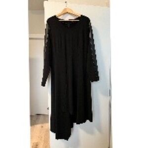 Stella Carakasi black dress with faux leather